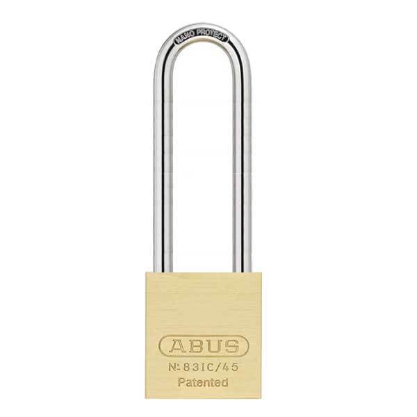 Abus: 83IC/45 B Brass Body 6" Hardened Steel Shackle